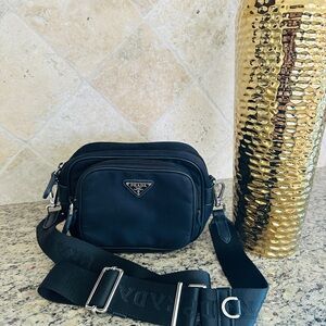 Prada Black Nylon Crossbody Bag